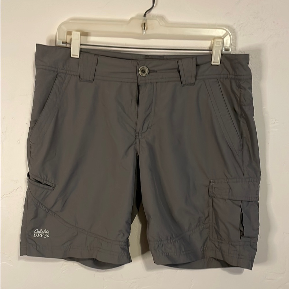 Cabela's Women's Gray Cargo Shorts